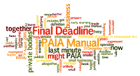 Have you lodged your PAIA manual?  Final deadline looms!